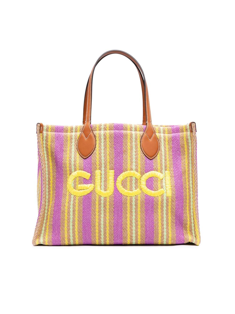 Gucci Medium Jute Embroidered Logo #343713G11B